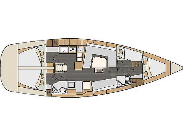 Elan 45 Impression - [Layout image]