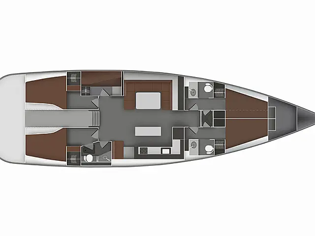 Bavaria 55 Cruiser - [Layout image]