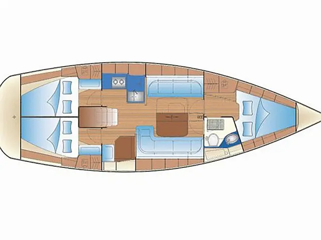 Bavaria 38 Cruiser - [Layout image]