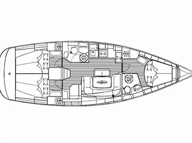 Bavaria 39 Cruiser - [Layout image]