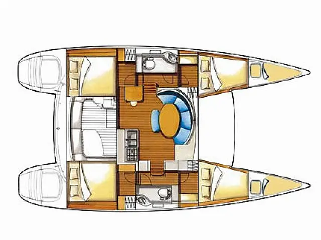 Lagoon 380 - [Layout image]
