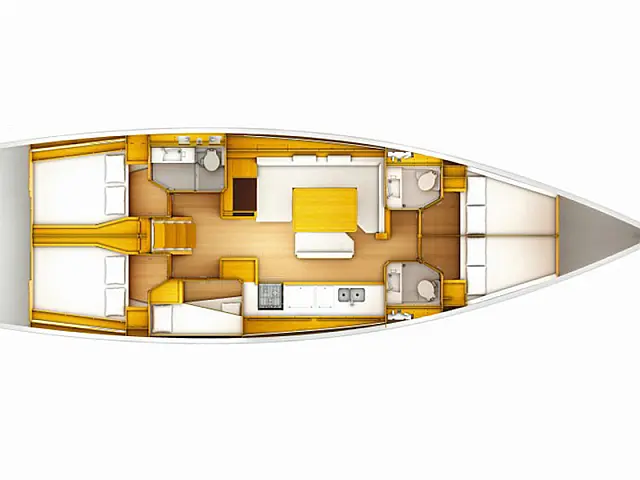 Sun Odyssey 509 - [Layout image]