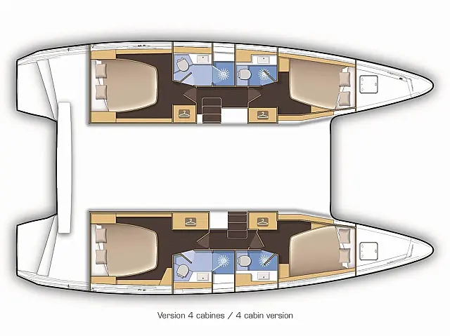 Lagoon 42 - [Layout image]