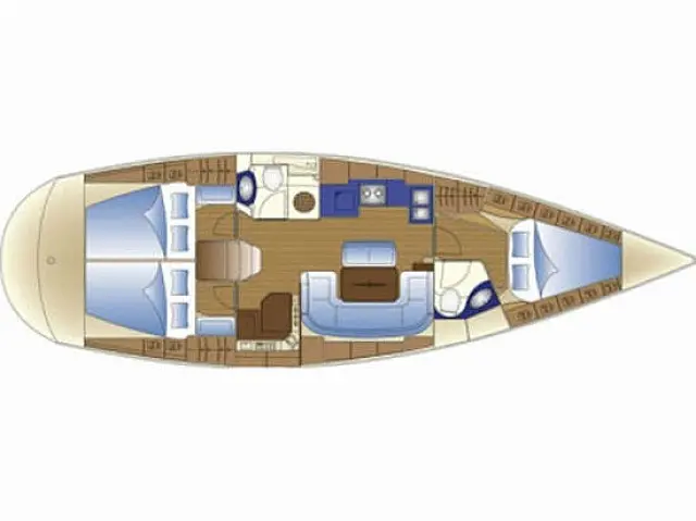 Bavaria 43 Cruiser - [Layout image]