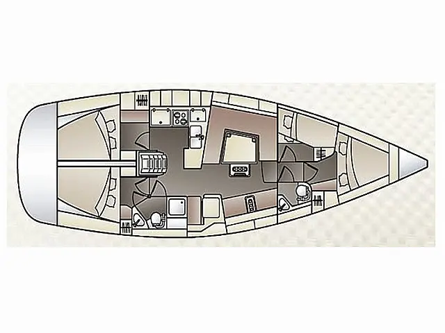 Elan 444 Impression - [Layout image]
