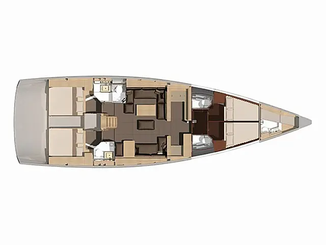 Dufour 56 Exclusive - [Layout image]