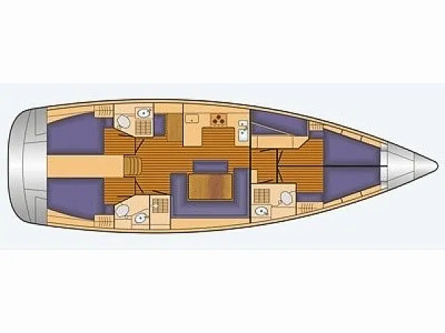 Bavaria 50 Cruiser - [Layout image]