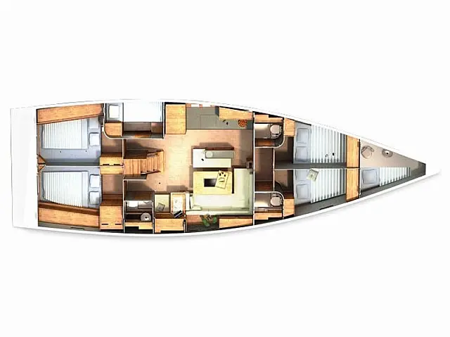 Hanse 505 - [Layout image]