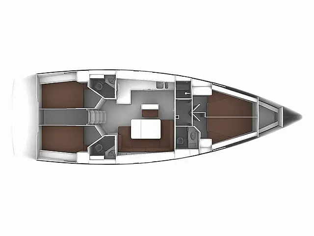 Bavaria 46 Cruiser - [Layout image]