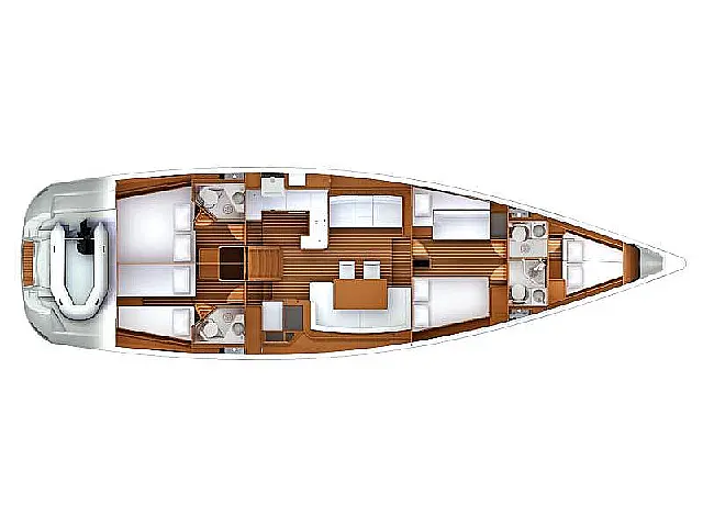 Jeanneau 57 - [Layout image]