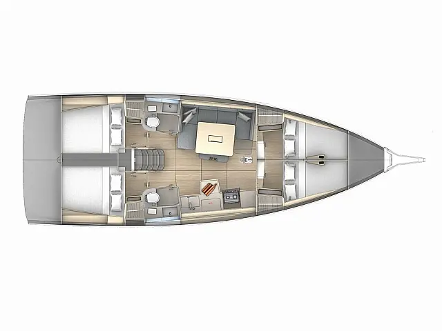 Dufour 41 - [Layout image]