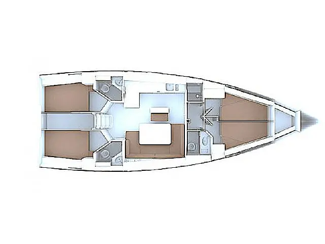Bavaria Cruiser 46 - [Layout image]