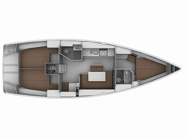 Bavaria Cruiser 40 - [Layout image]