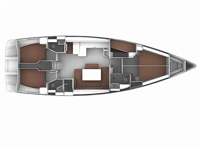 Bavaria Cruiser 51 - [Layout image]