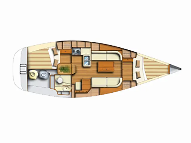Dufour 34 - [Layout image]