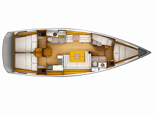 Sun Odyssey 449 - [Layout image]