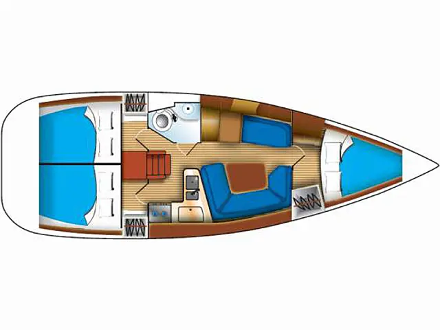 Sun Odyssey 35 - [Layout image]