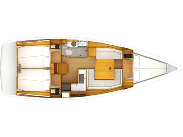 Sun Odyssey 389 - [Layout image]