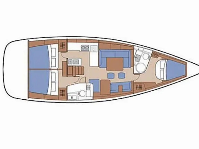 Oceanis 46 - [Layout image]
