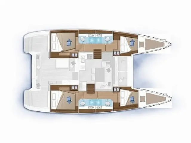 Lagoon 40 - [Layout image]