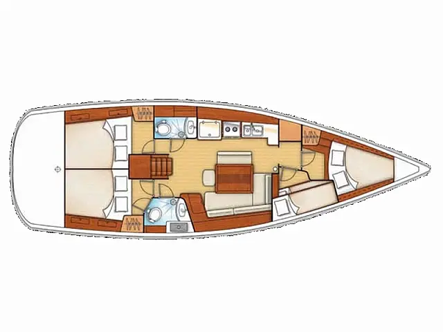 Oceanis 43 - [Layout image]