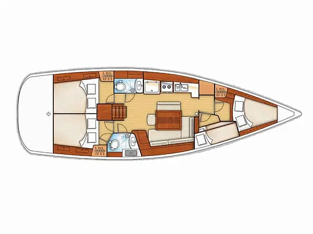 Oceanis 43 - [Layout image]