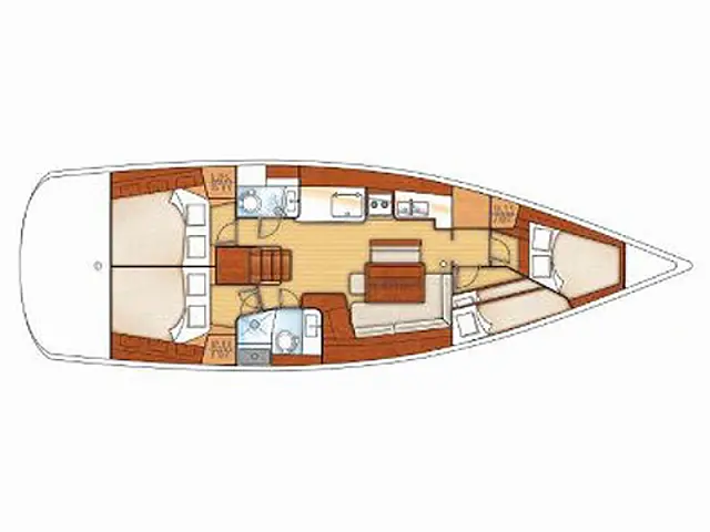 Oceanis 46 - [Layout image]