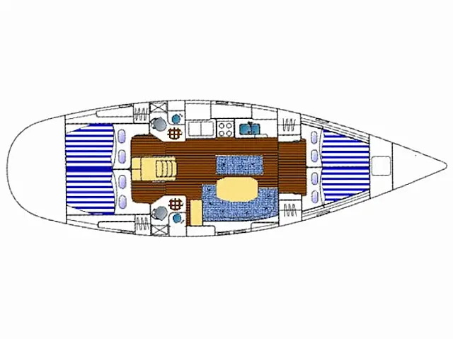 Oceanis 461 - [Layout image]