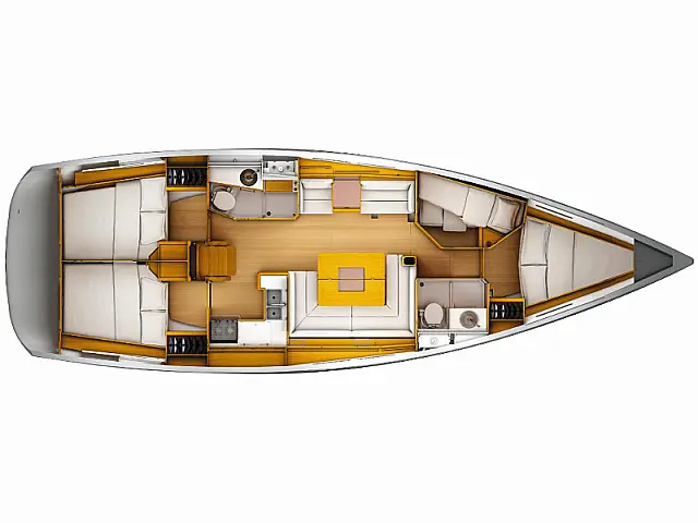 Sun Odyssey 449 - [Layout image]