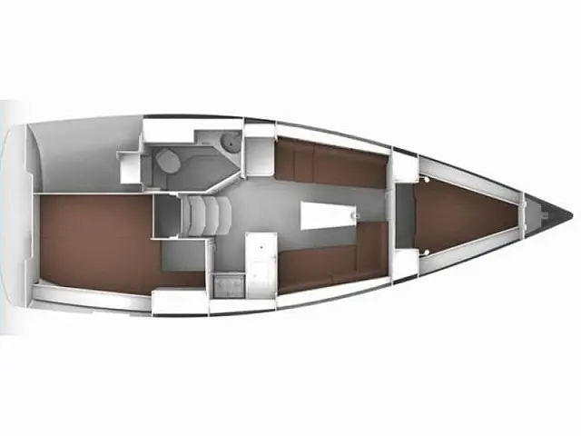 Bavaria Cruiser 34 - [Layout image]