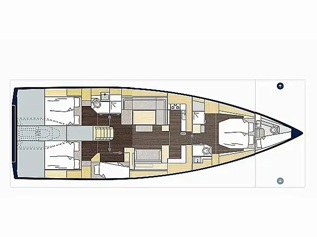 Bavaria C57 - [Layout image]