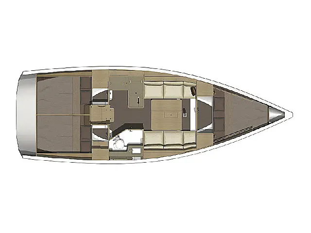 Dufour 360 GL - [Layout image]