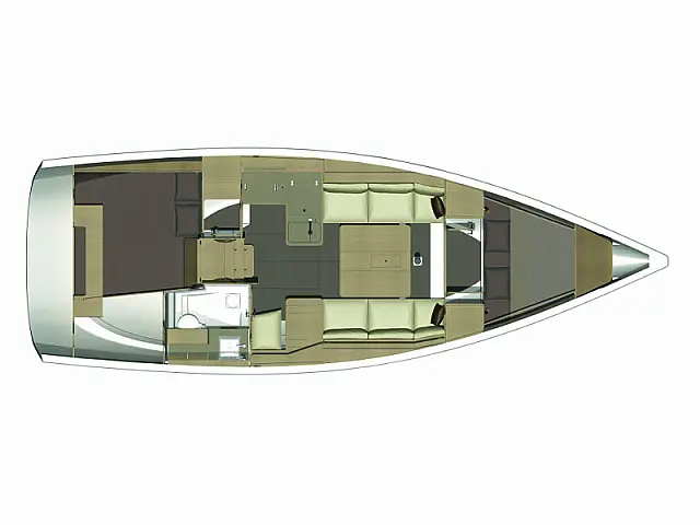 Dufour 360 GL - [Layout image]
