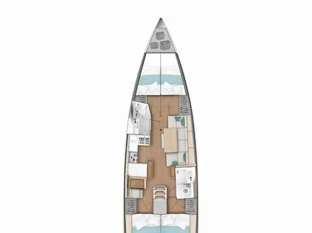Sun Odyssey 440 - [Layout image]
