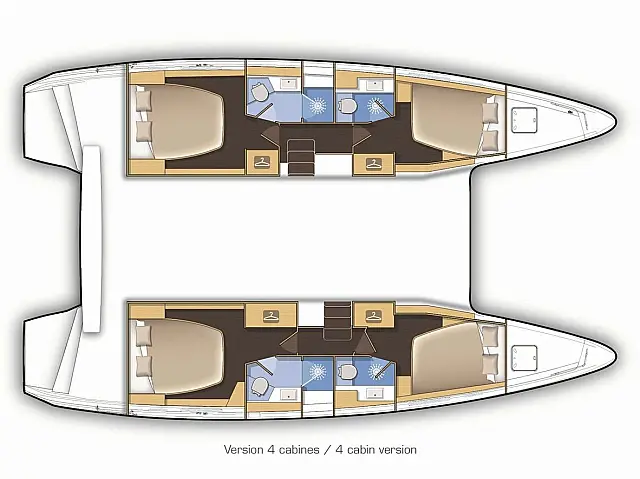 Lagoon 42 A/C & GEN & WM - [Layout image]