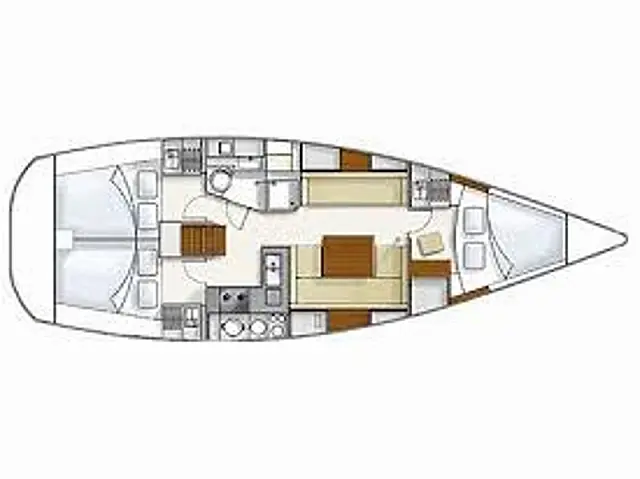 Hanse 370 - [Layout image]
