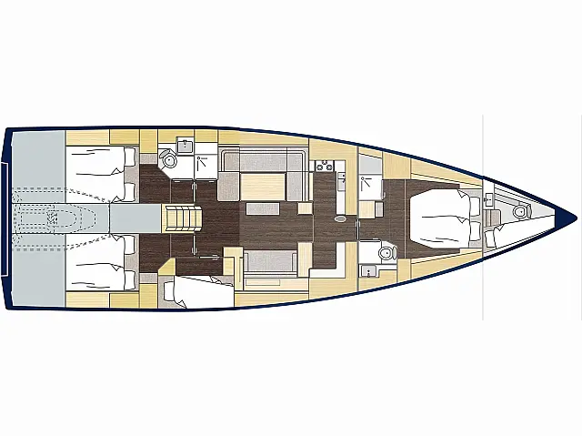Bavaria C57 - [Layout image]