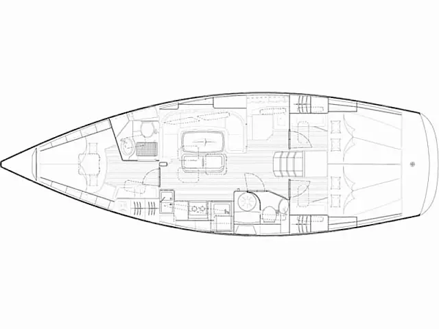 Bavaria 40 Cruiser - [Layout image]