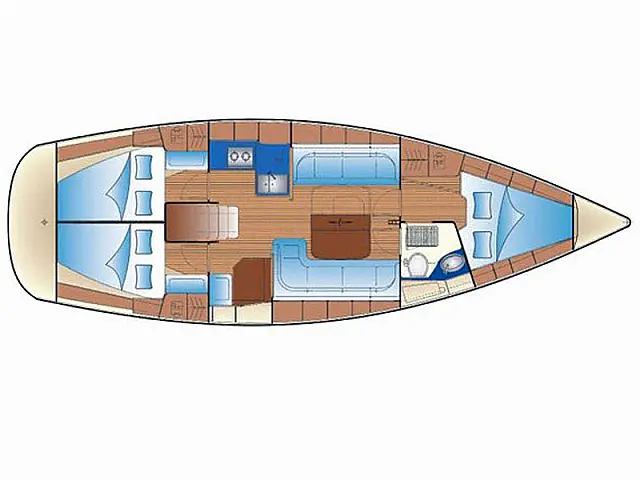 Bavaria Cruiser 37 - [Layout image]