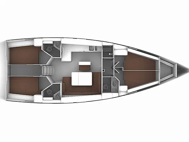Bavaria Cruiser 46 - [Layout image]