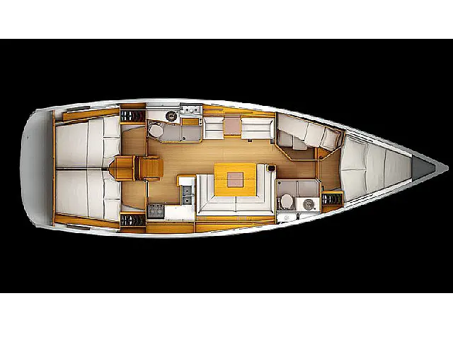 Sun Odyssey 439 - [Layout image]