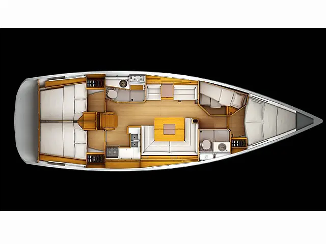 Sun Odyssey 439 - [Layout image]