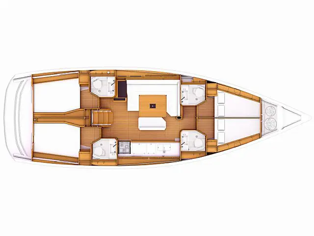 Sun Odyssey 469 - [Layout image]