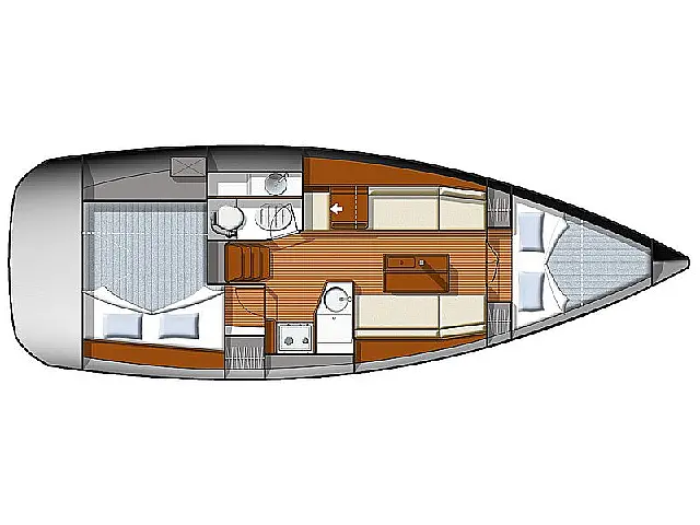 Sun Odyssey 33i - [Layout image]