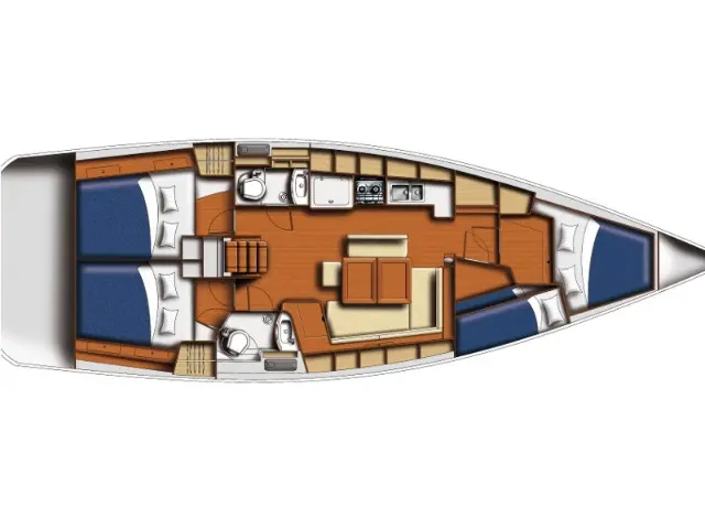 Oceanis 43 - [Layout image]