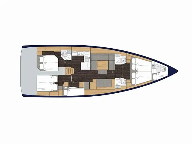 Bavaria C50 - [Layout image]