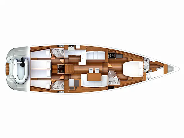 Jeanneau 57 - [Layout image]