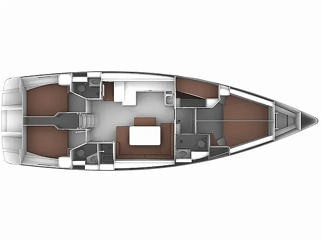 Bavaria Cruiser 51 - [Layout image]