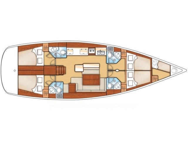 Oceanis 50 Family - [Layout image]
