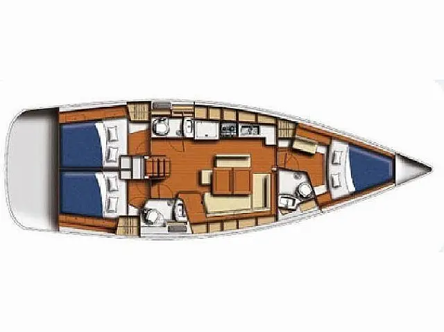 Oceanis 43 - [Layout image]